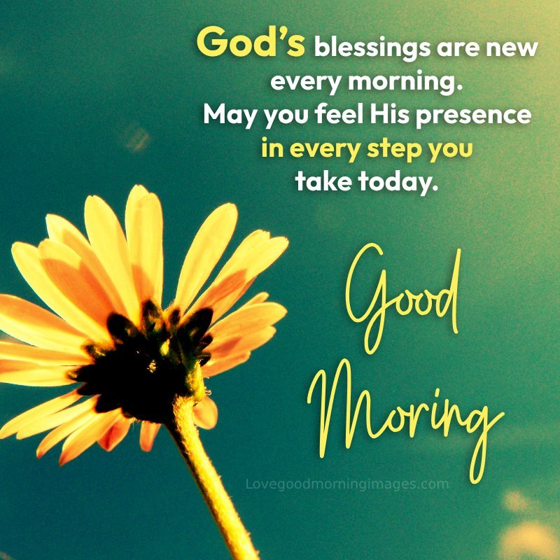 God’s Blessings Are New Every Morning