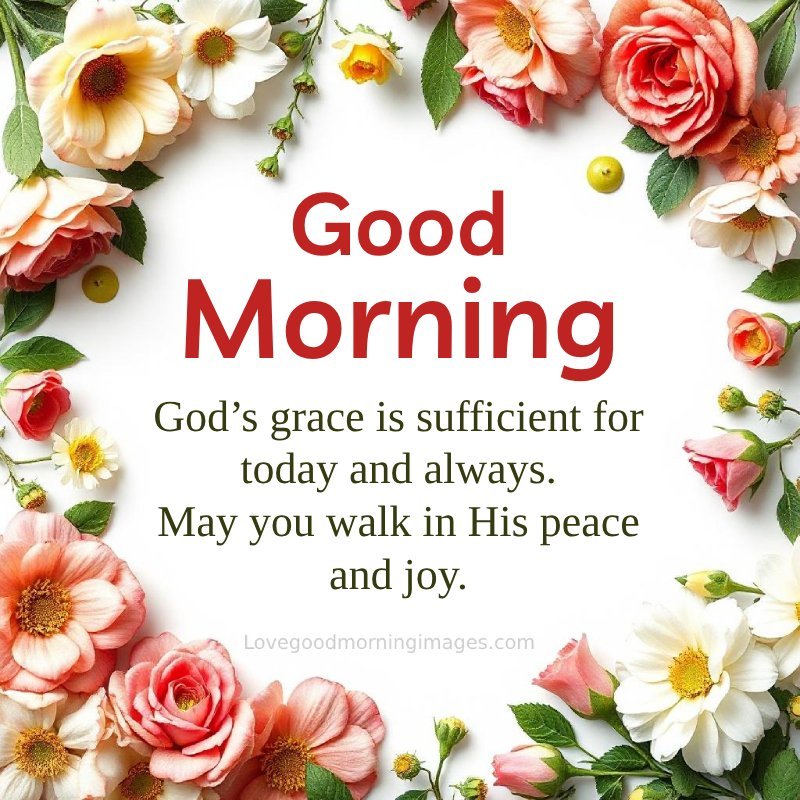 Good Morning! God’s Grace Is Sufficient