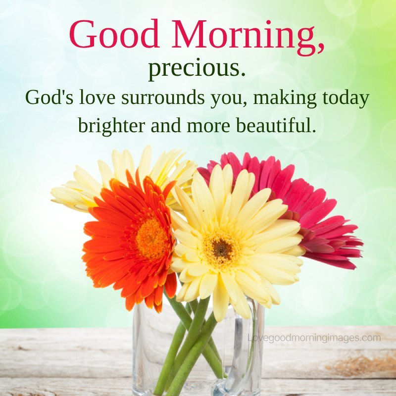 Good Morning, Precious. God's Love