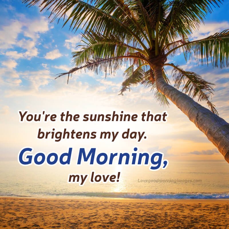 Good Morning, My Love! You're The Sunshine That