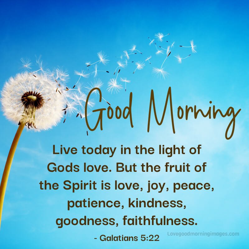 Live Today In The Light Of God's Love. 'but The