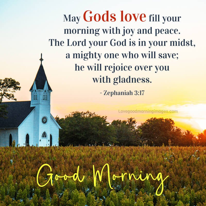 May God's Love Fill Your Morning With Joy