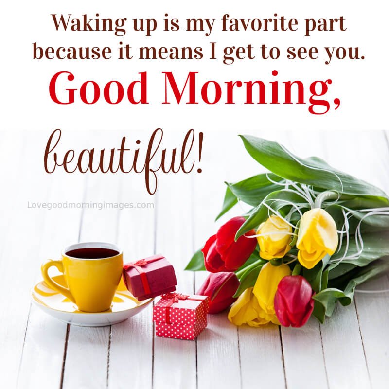 Waking Up Is My Favorite Part Because It Means I Get To See