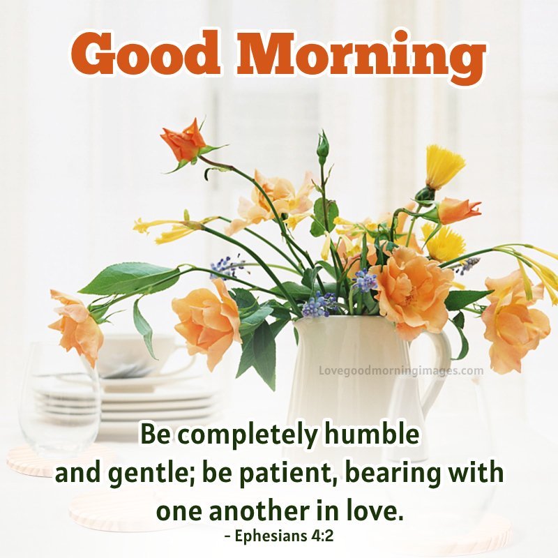 Good Morning Bible Verses About Love Image