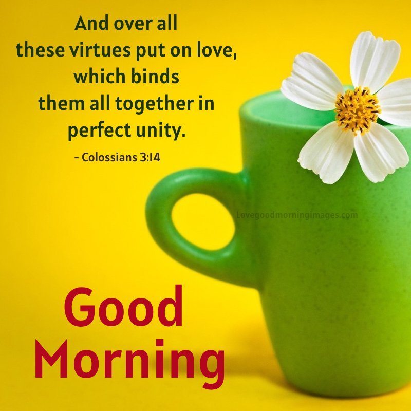 Good Morning Bible Verses About Love