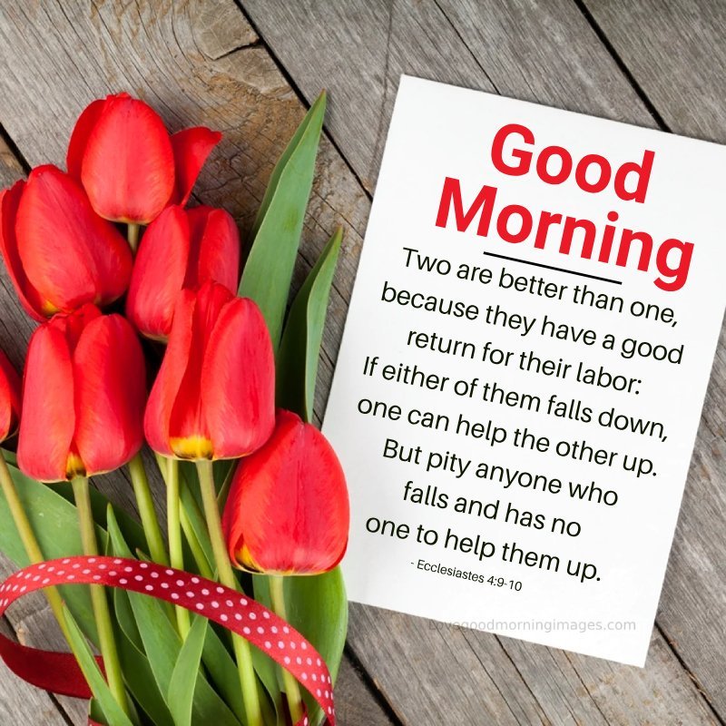 Good Morning Bible Verses About Relationships Image