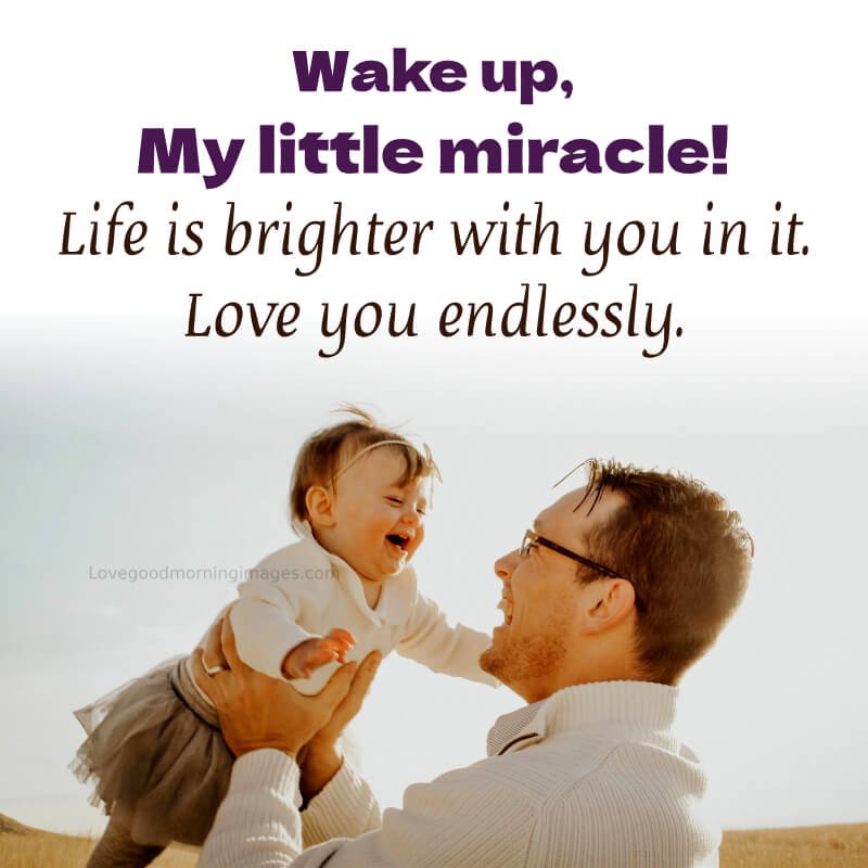 Good Morning My Beautiful Daughter With Heartfelt Wish