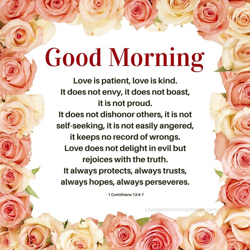 Morning Bible Verses About Relationships Picture