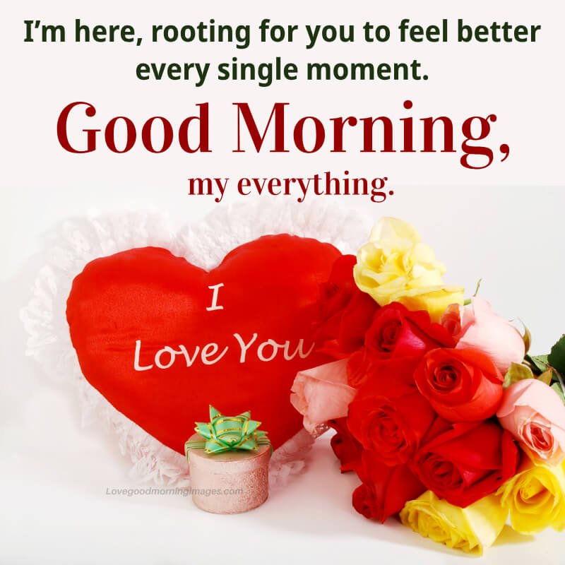 Get Well Soon, My Love Good Morning Wishes