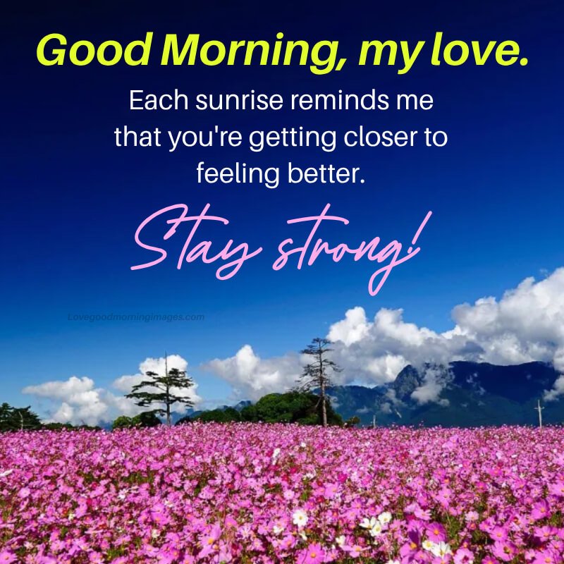Good Morning Get Well Soon My Love Images