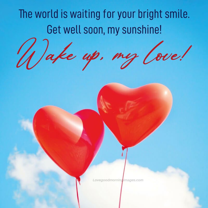Romantic Get Well Soon Good Morning Pics